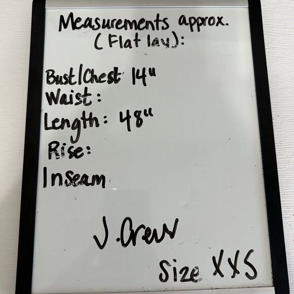 J Crew Dress Women XXS Blue White Stripe Scoop Neck Tank Midi Coastal Preppy - Picture 6 of 8